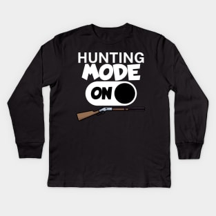 Hunting mode on Kids Long Sleeve T-Shirt